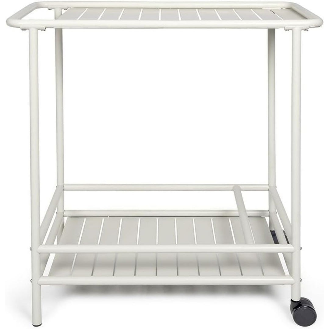 carrelli portavivande crema resistente con ruote