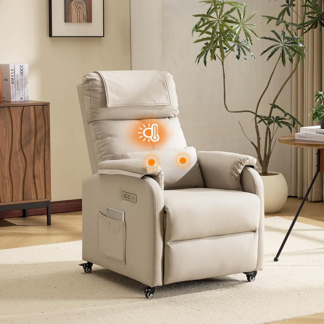 poltrone relax et chaise longue beige regolabile